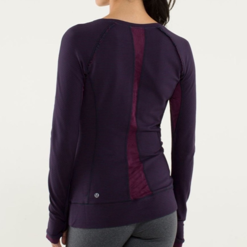 lululemon athletica Purple Long Sleeve Top